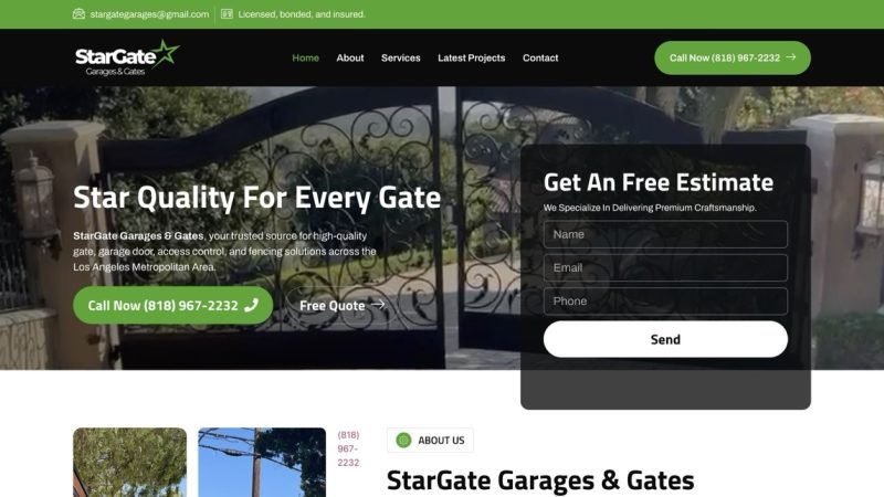 Image gallery marquee